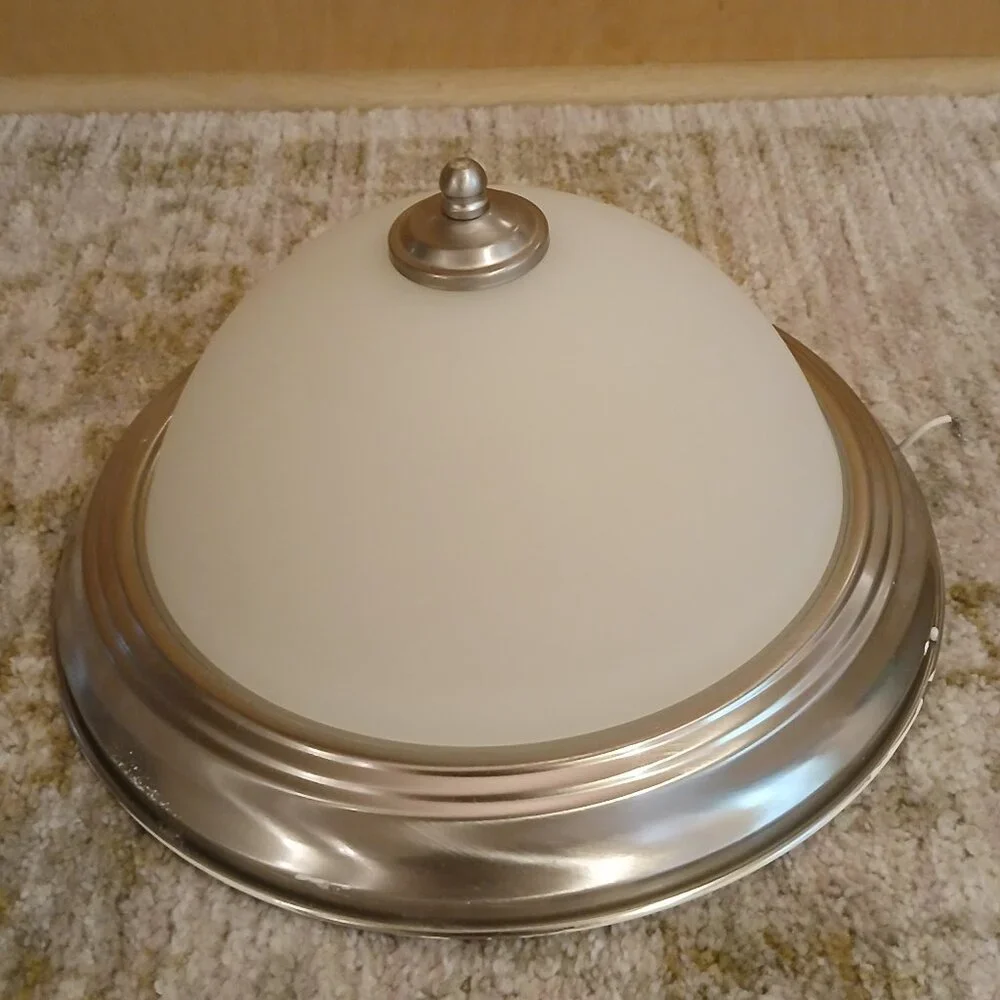 Ceiling light - brushed Nickle